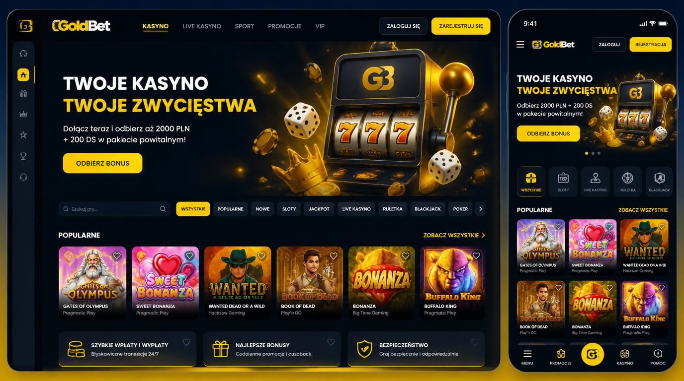 Kontrast desktopu i telefonu pokazujący płynne przejście 